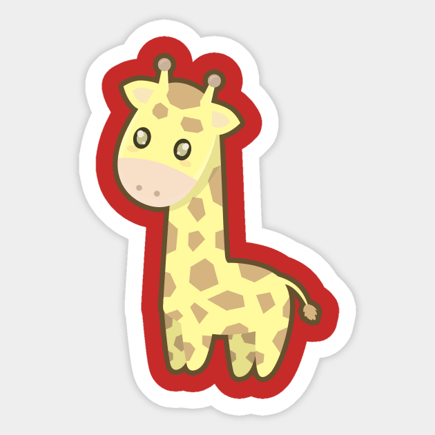 Kawaii Giraffe Sticker by KawaiiNir